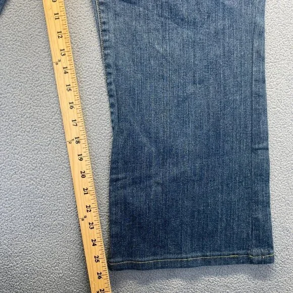 Motto Jeans Womens Size 26W Blue Denim Cotton Blend Five Pockets Casual - Picture 6 of 10
